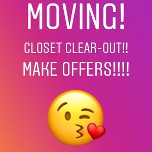 Cleaning out my closet!